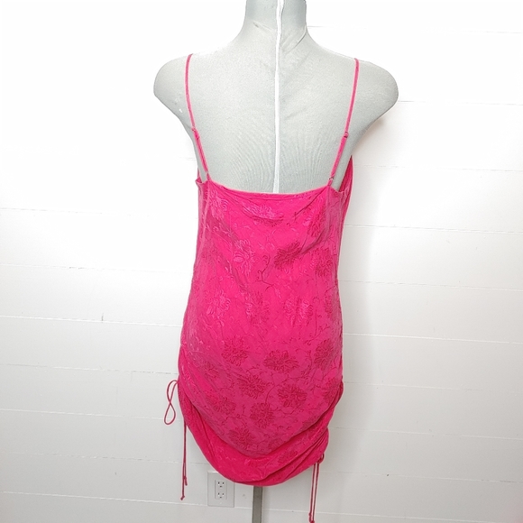 Aritzia Wilfred Only ruched fuschia dress M - Picture 5 of 12